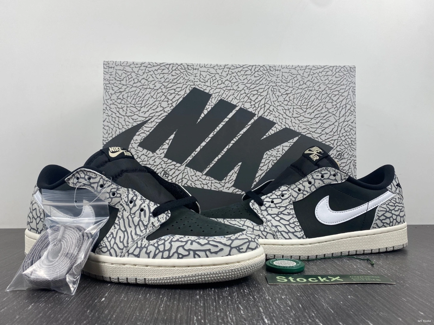 Retro CZ0790-001 Jordan Cement Black 1 OG Low - 0414